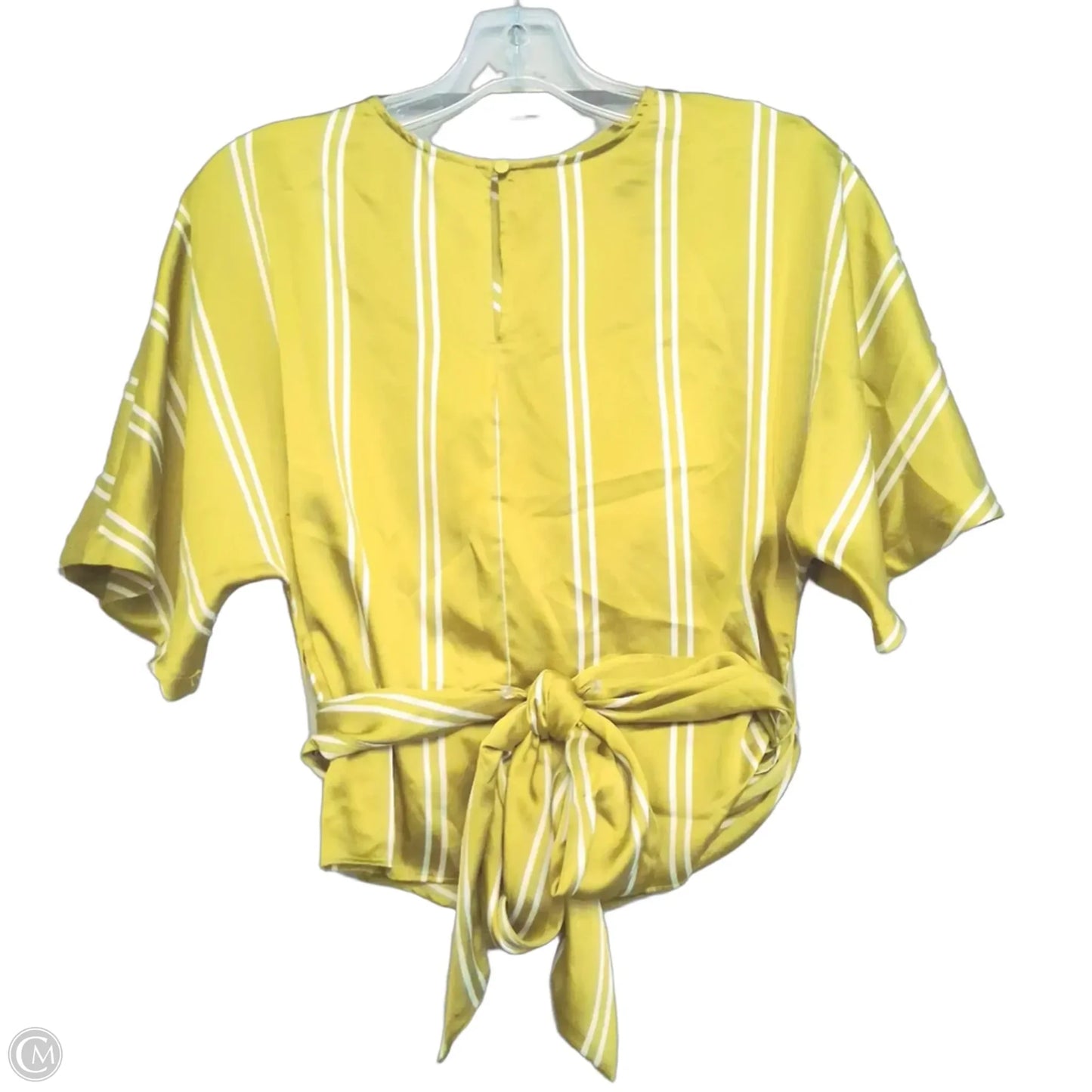 Blouse Short Sleeve By Worthington In Green, Size: Xs