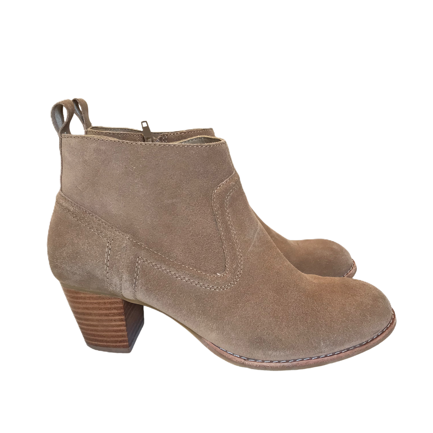 Boots Ankle Heels By Dolce Vita In Tan, Size: 8