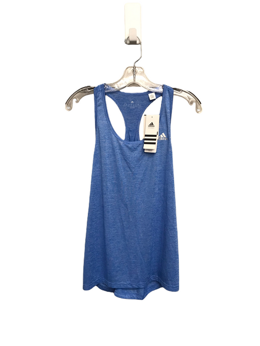 Blue Athletic Tank Top By Adidas, Size: M