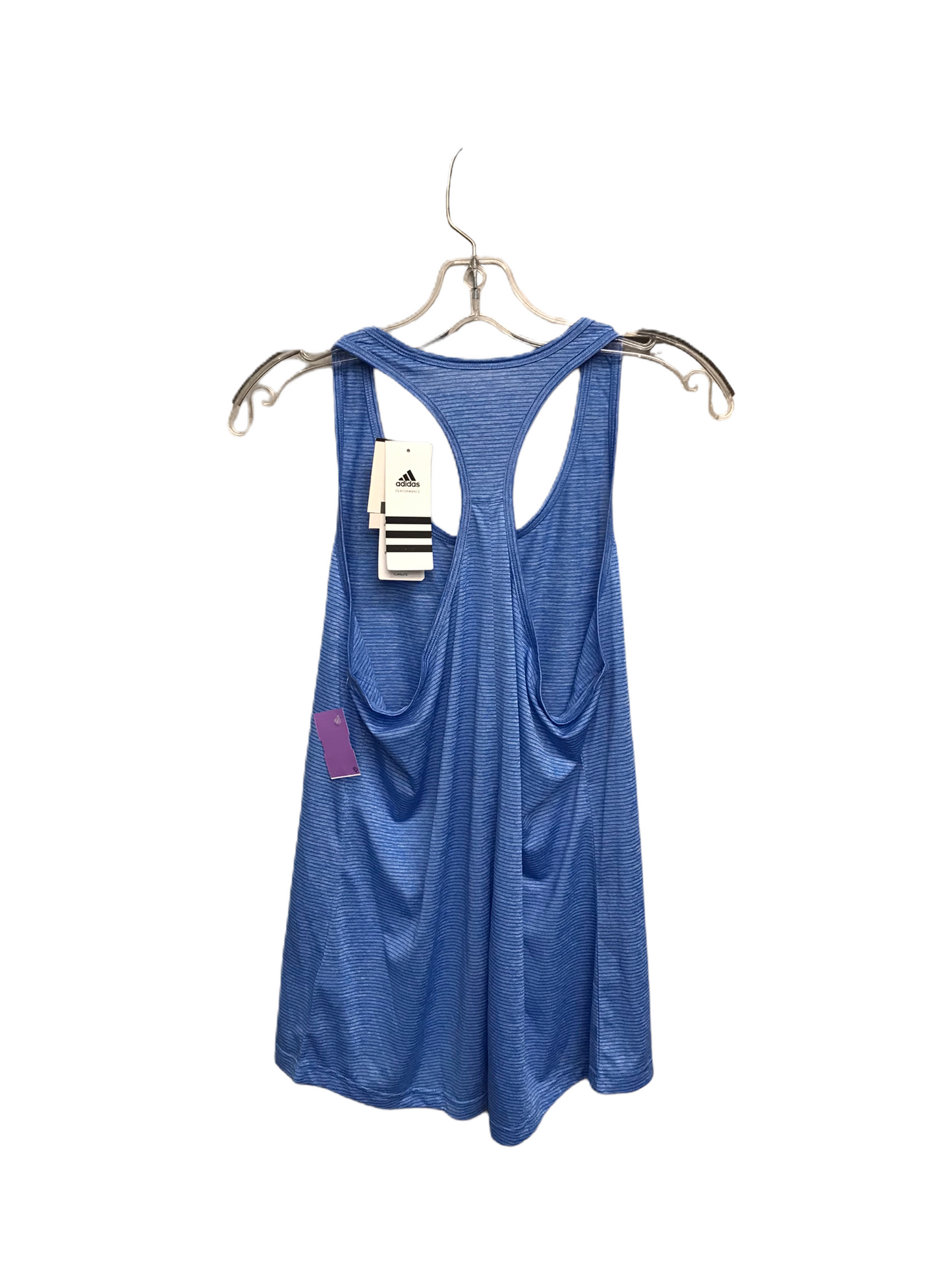 Blue Athletic Tank Top By Adidas, Size: M