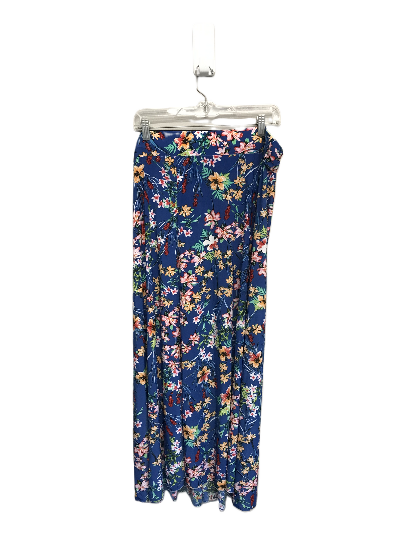 Floral Print Skirt Maxi By Emily Stacy Size: 3x