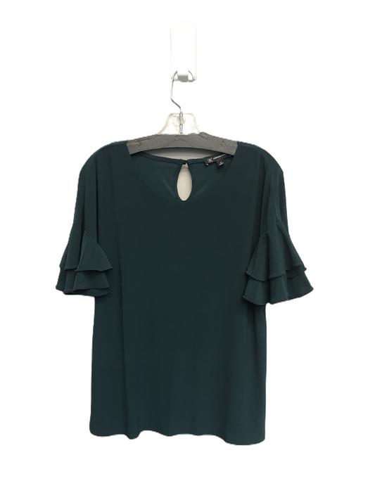 Green Top Short Sleeve By Inc, Size: M