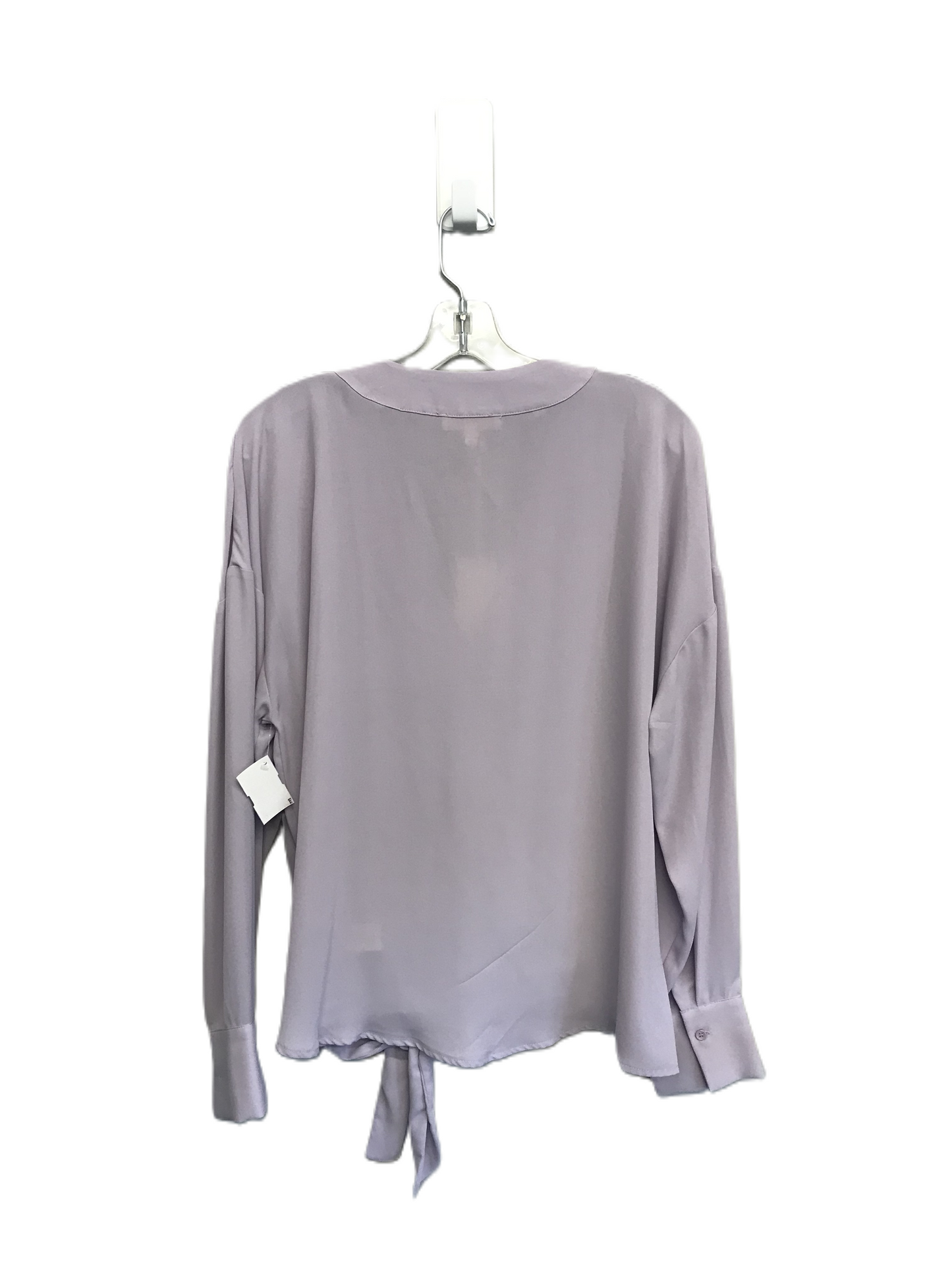 Purple Top Long Sleeve By & Layered Size: L