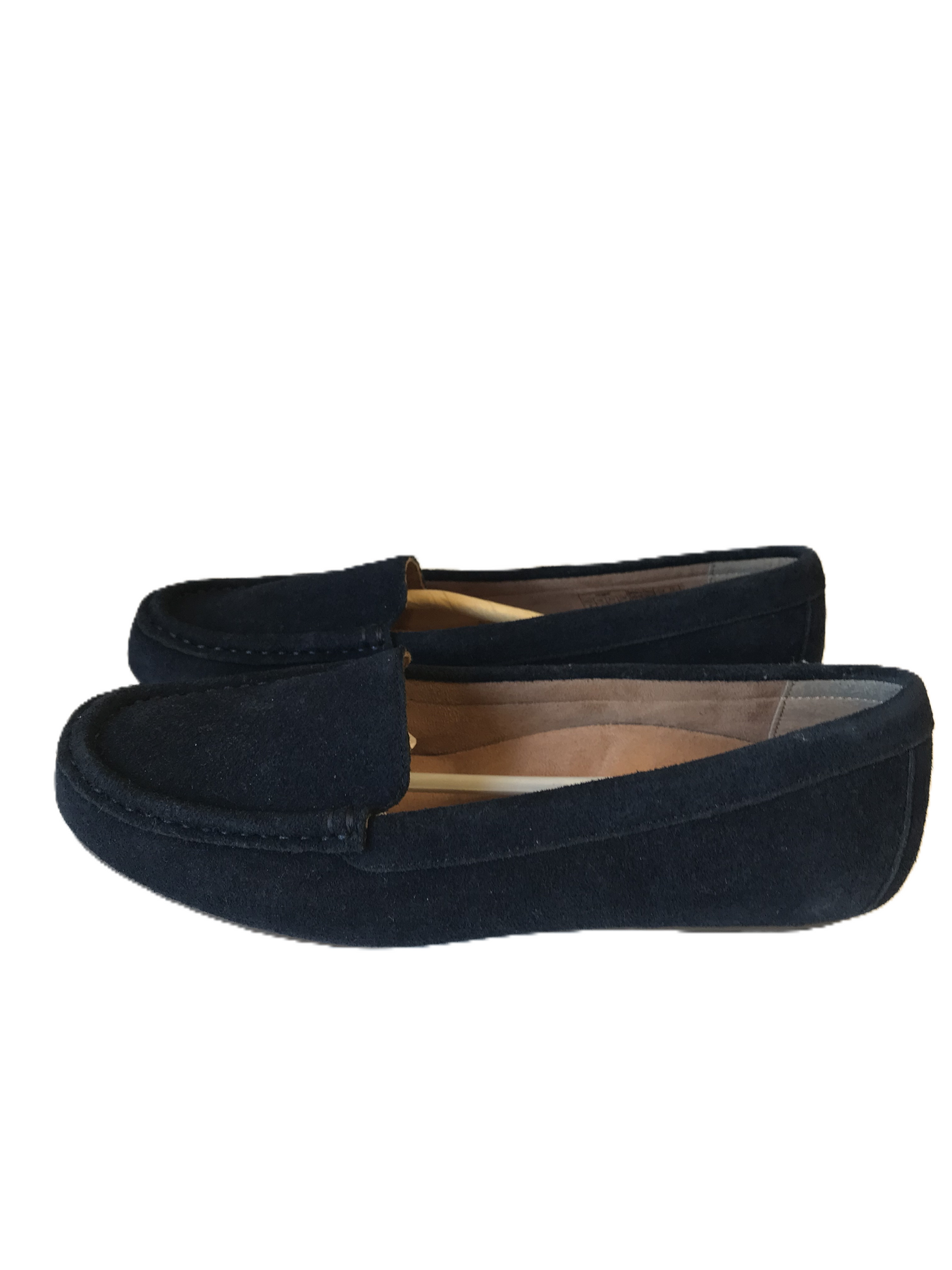 Navy Shoes Flats By Vionic, Size: 8