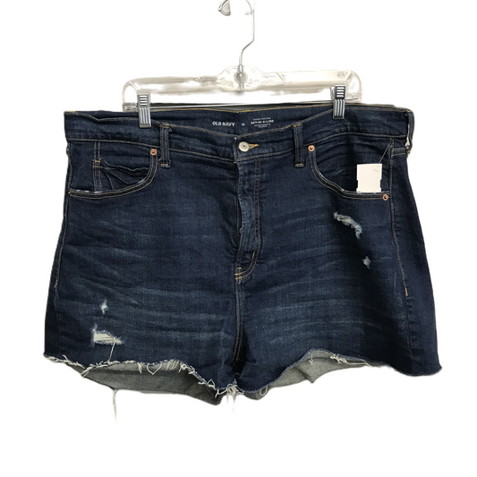Blue Denim Shorts By Old Navy, Size: 18