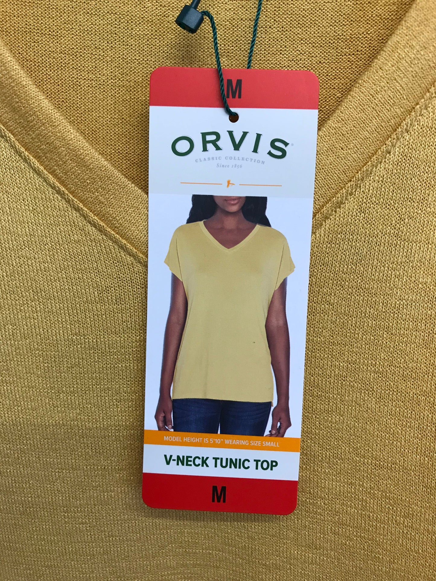Yellow Top Short Sleeve By Orvis, Size: M