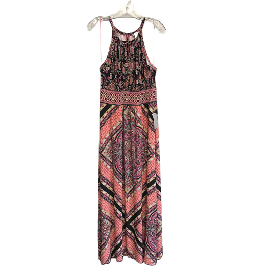 Multi-colored Dress Casual Maxi By London Times, Size: L