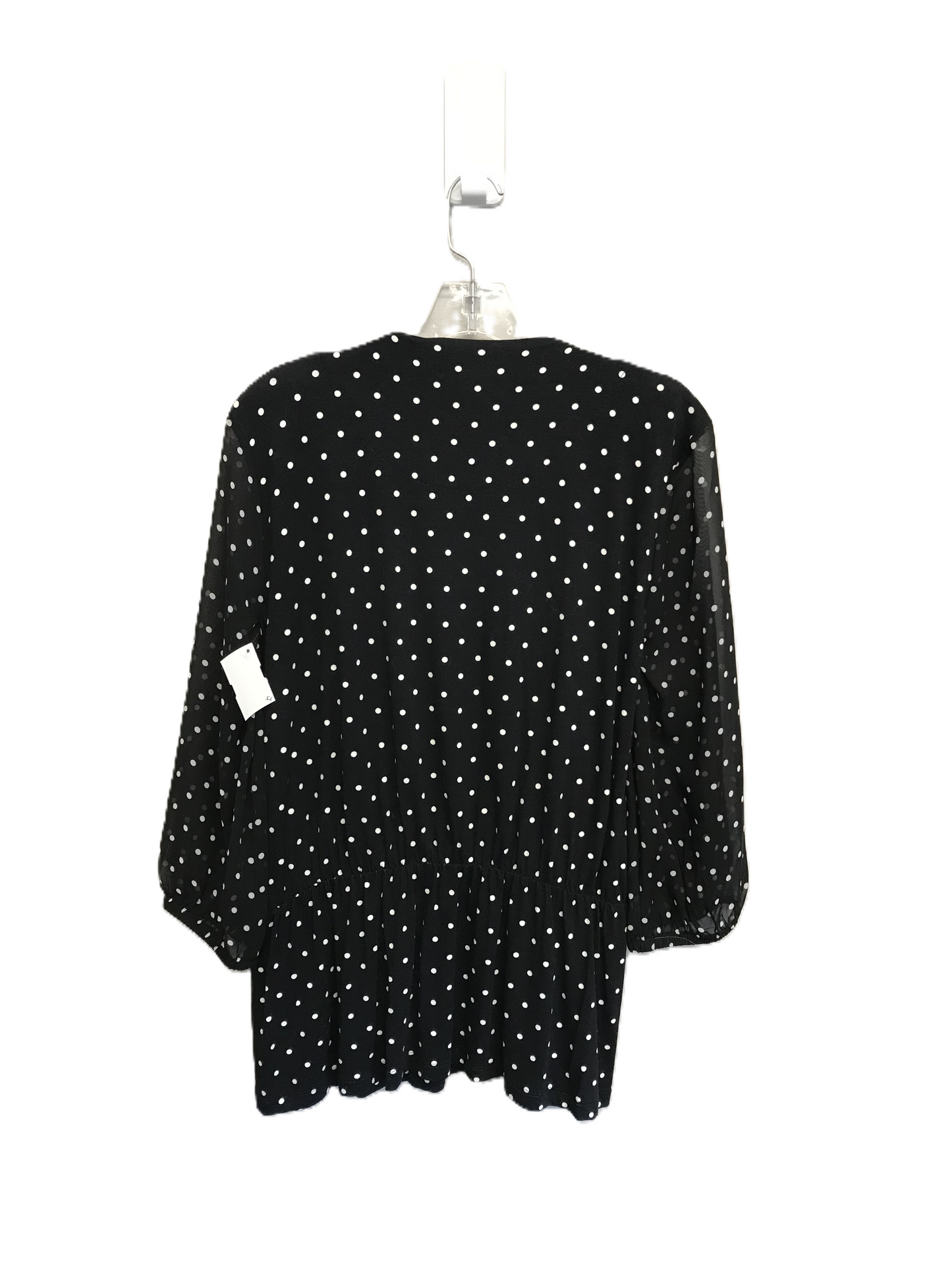 Polkadot Pattern Top 3/4 Sleeve By Chicos, Size: L