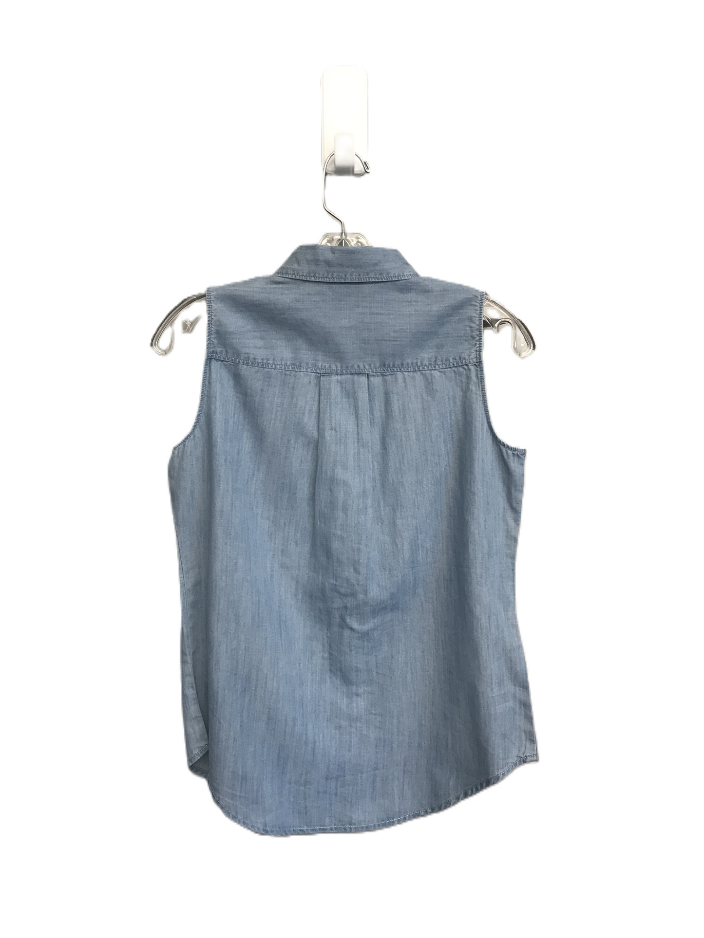 Blue Denim Top Sleeveless By St Johns Bay, Size: Xs