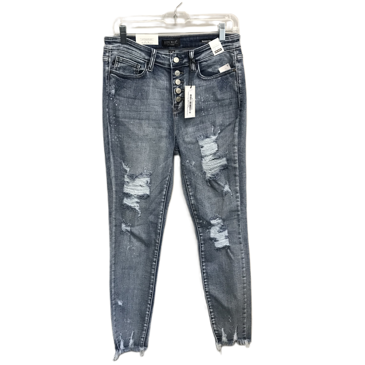 Blue Denim Jeans Skinny By Judy Blue, Size: 8
