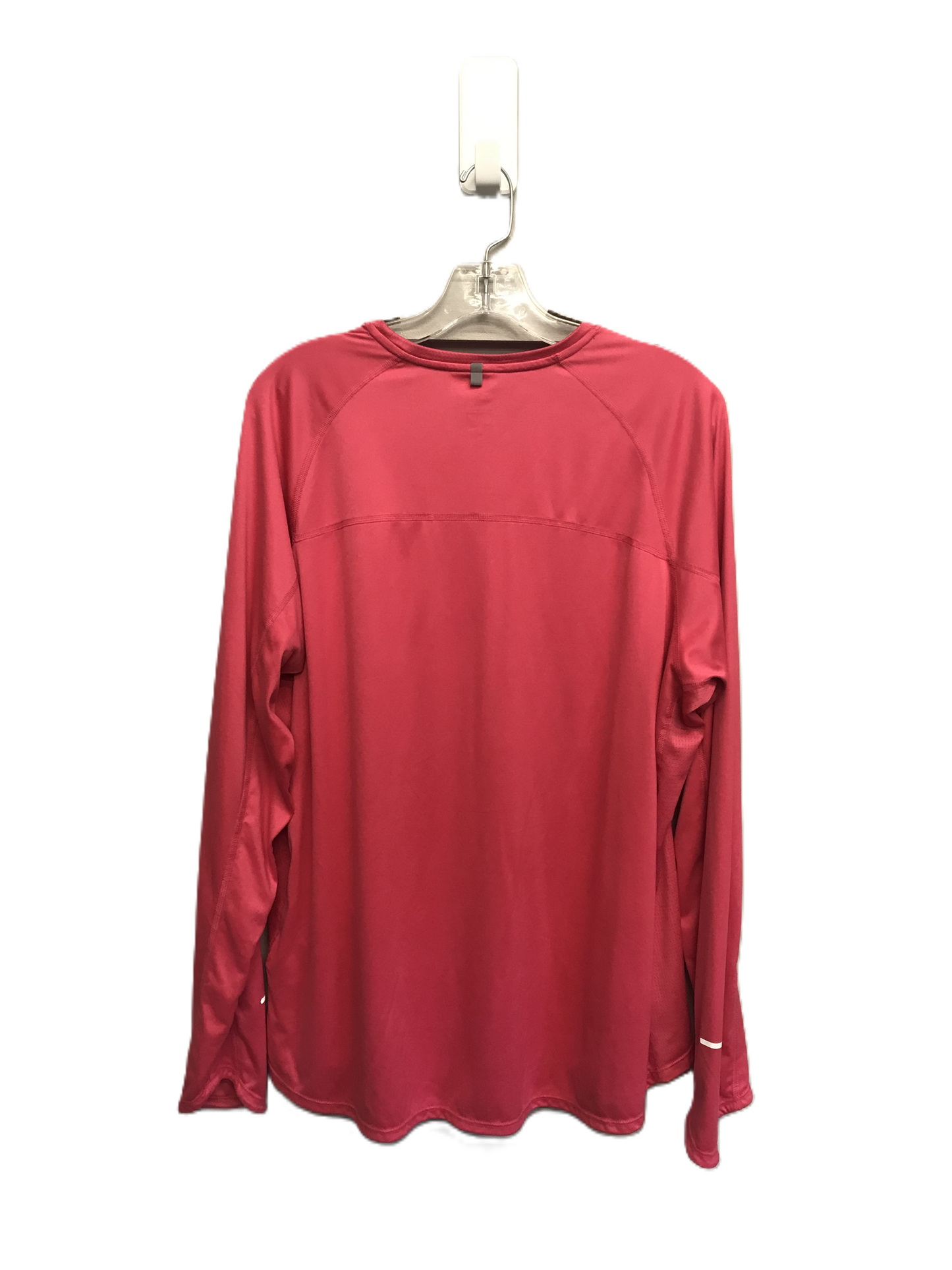 Pink Athletic Top Long Sleeve Crewneck By Nike Apparel, Size: 2x