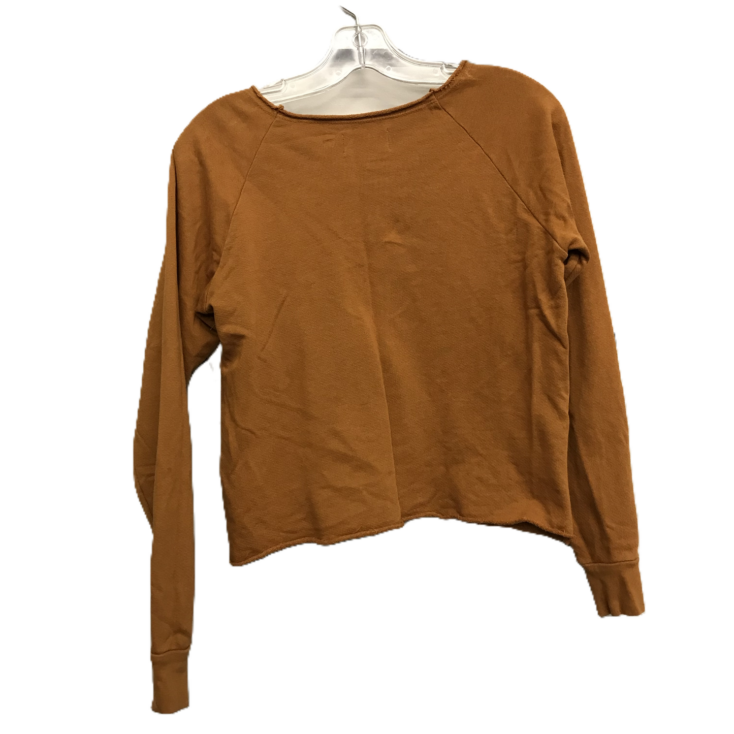 Top Long Sleeve By Mate In Brown, Size: Xs