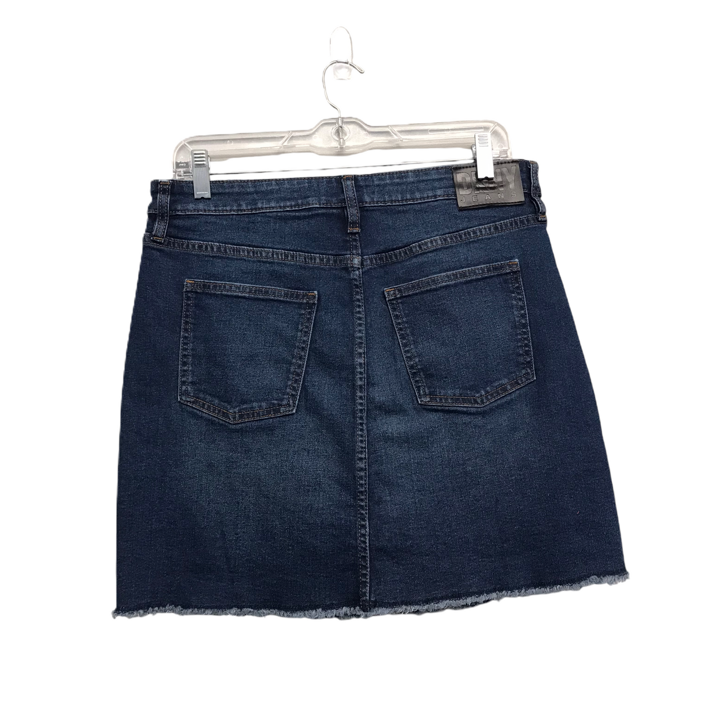 Skirt Mini & Short By Dkny In Blue Denim, Size: 8