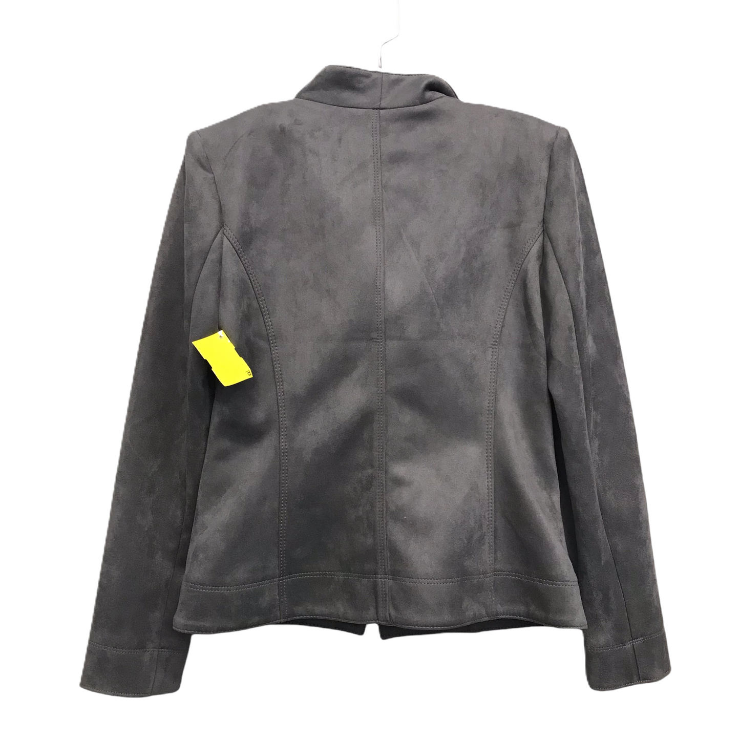 Jacket Moto By White House Black Market In Grey, Size: S