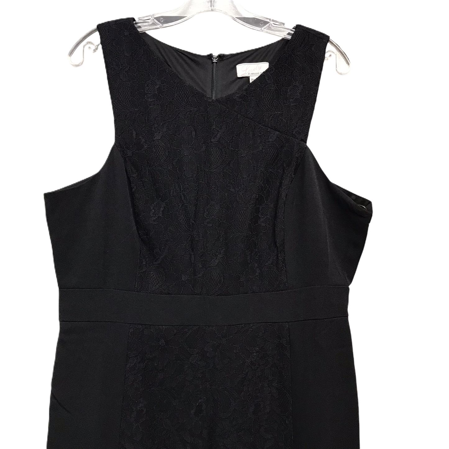 Dress Party Short By Adrianna Papell In Black, Size: Xl