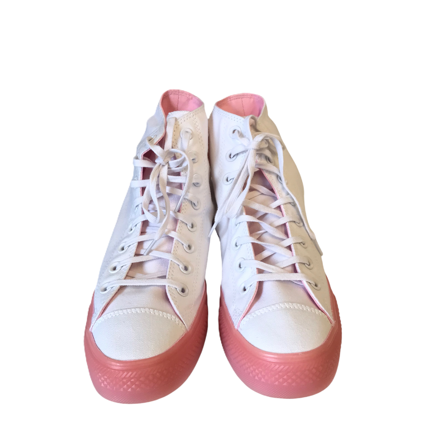 Shoes Athletic By Converse In Pink & White, Size: 10