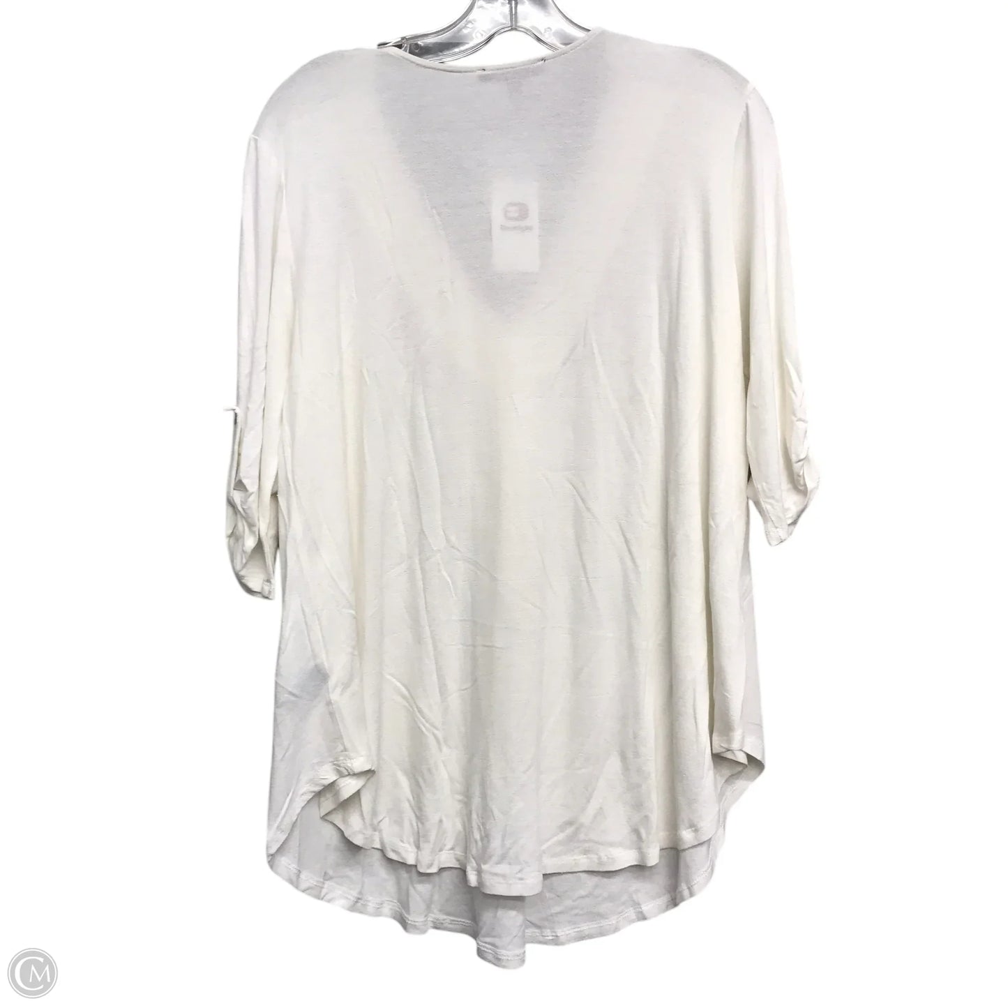 Top Short Sleeve Basic By Red In Cream, Size: S