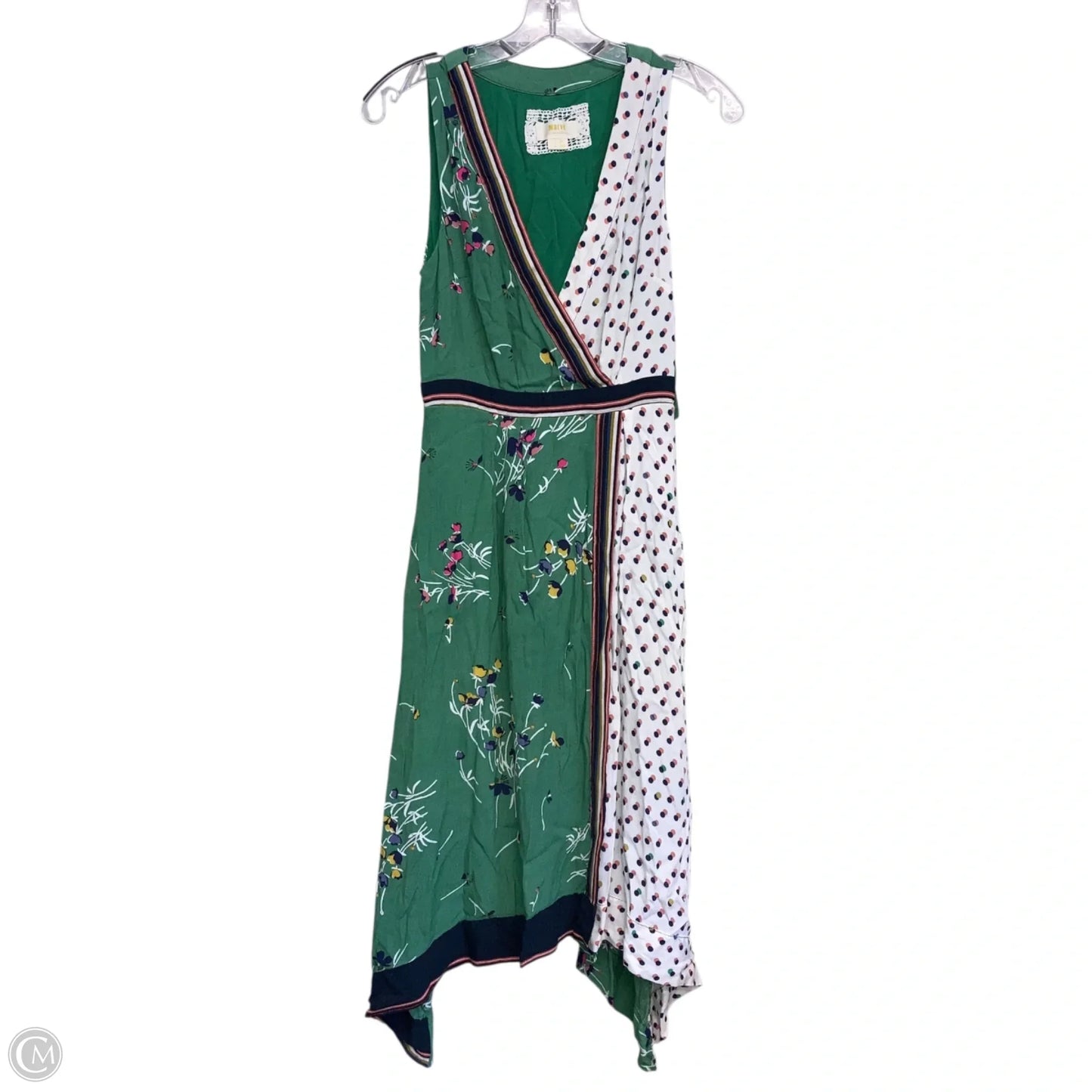 Dress Casual Midi By Maeve In Multi-colored, Size: Xs