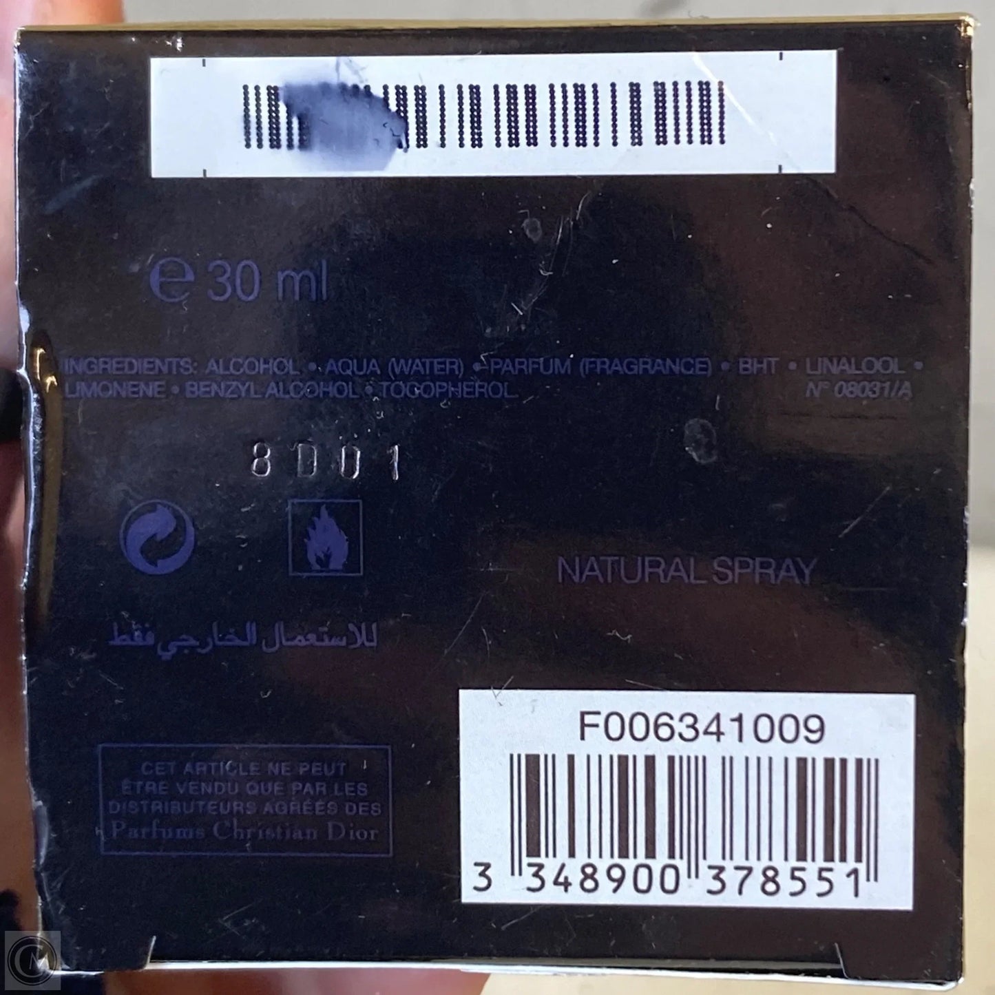 Fragrance By Dior, Size: Medium