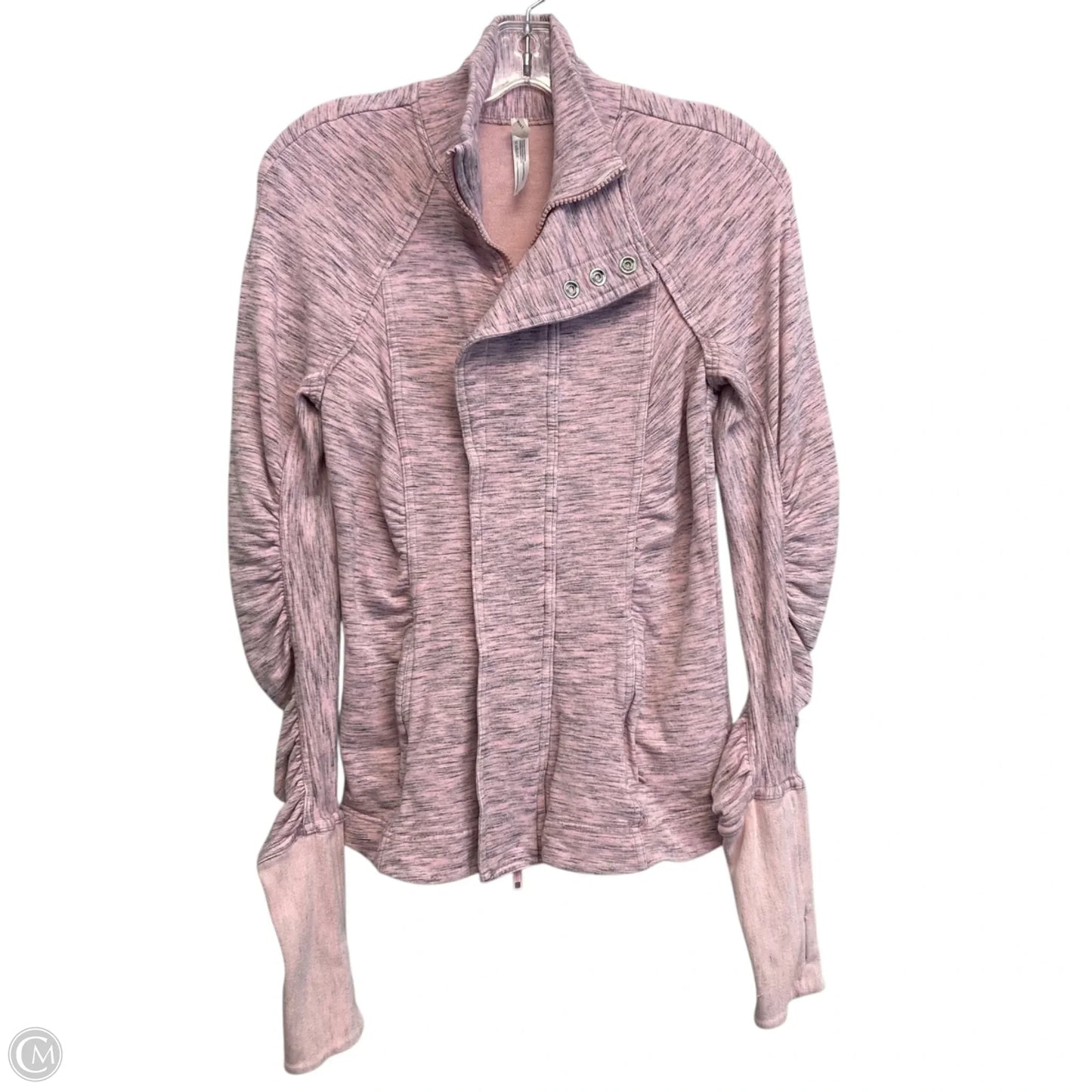 Athletic Jacket By Free People In Pink, Size: Xs