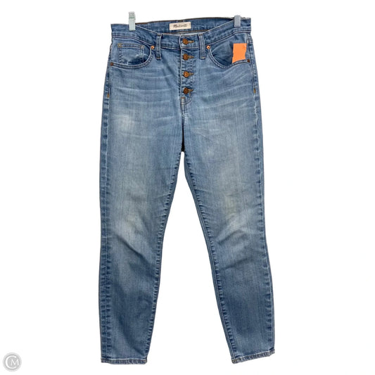 Jeans Straight By Madewell In Blue Denim, Size: 2