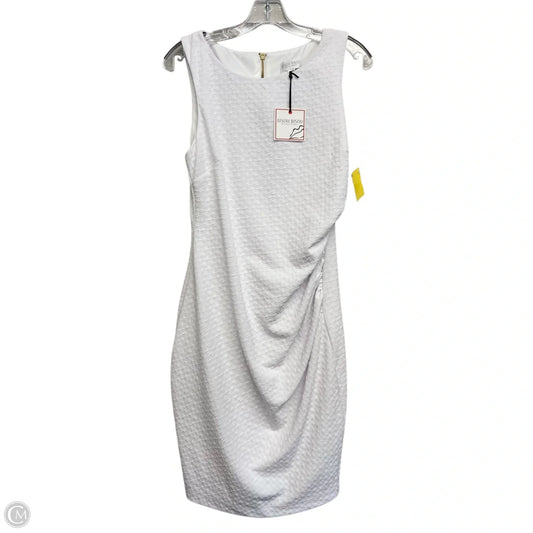 Dress Casual Short By Bisou Bisou In White, Size: M