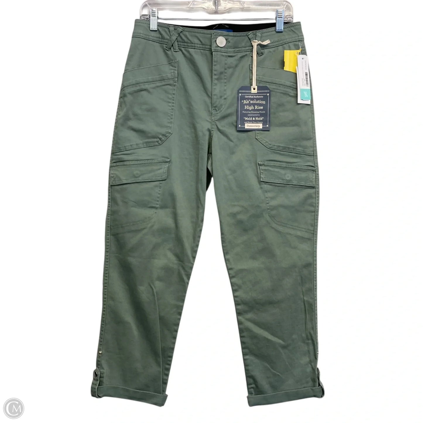 Pants Cropped By Democracy In Green, Size: 10p