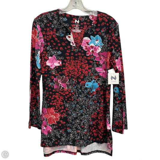 Top Long Sleeve By Studio M In Multi-colored, Size: S