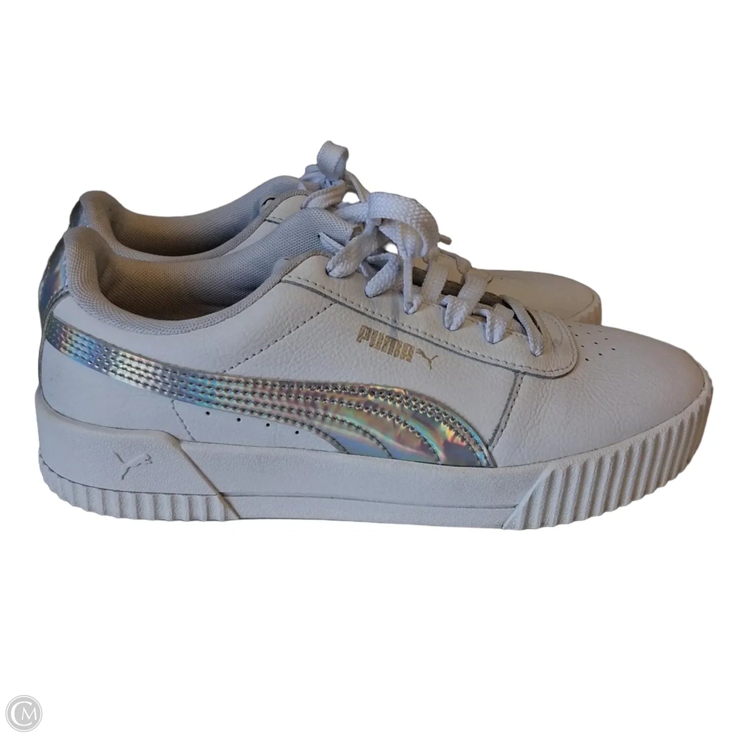 Shoes Athletic By Puma In White, Size: 8