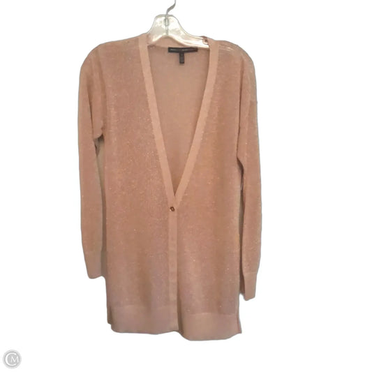 Sweater Cardigan By White House Black Market In Taupe, Size: S