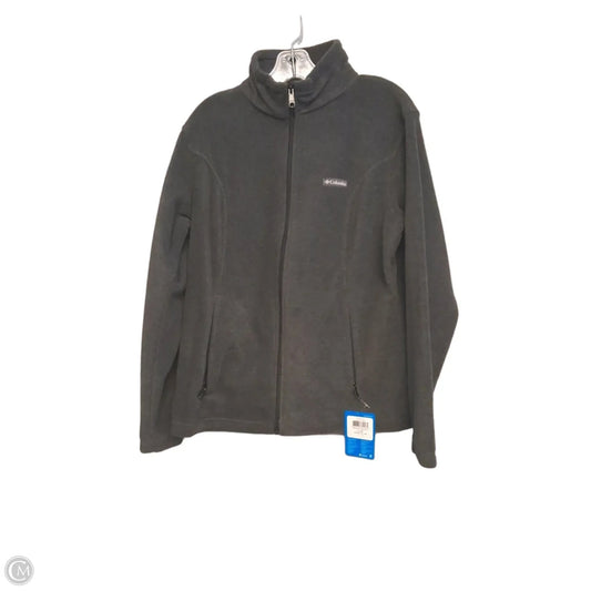 Jacket Fleece By Columbia In Grey, Size: L