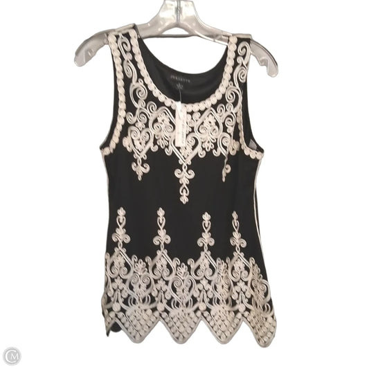 Top Sleeveless In Black & White, Size: L