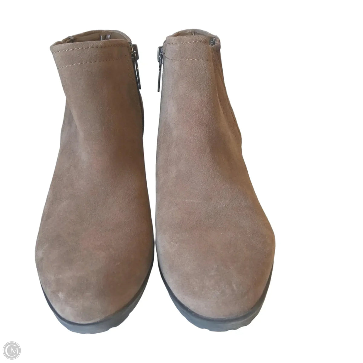 Boots Ankle Heels By Blondo In Tan, Size: 8