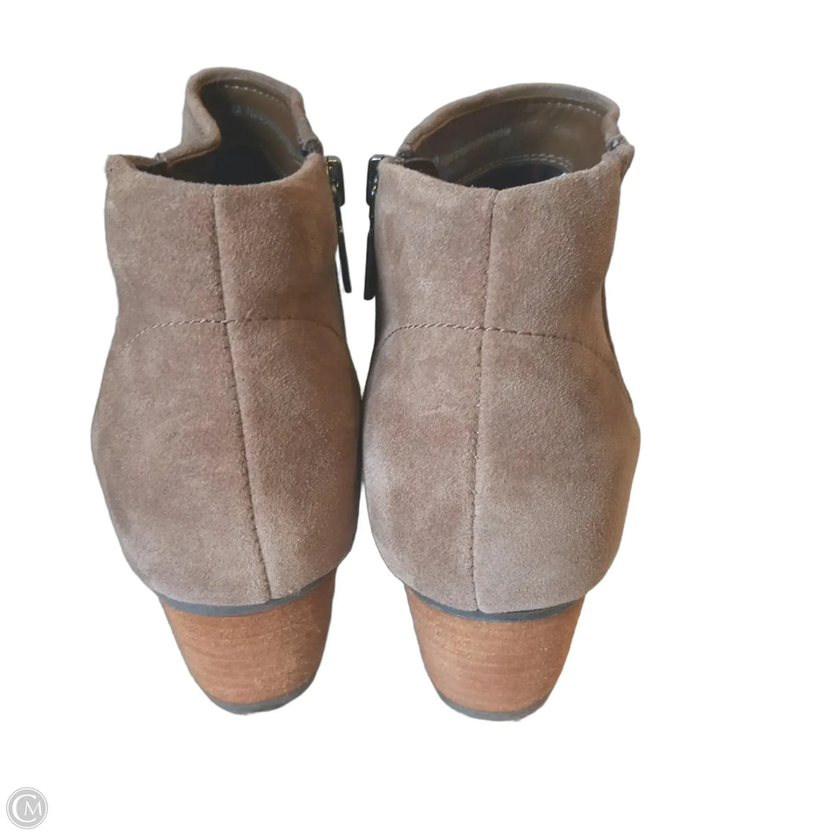 Boots Ankle Heels By Blondo In Tan, Size: 8