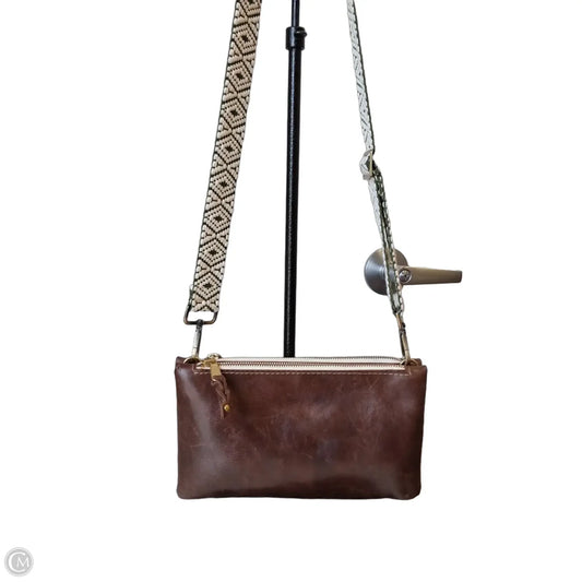 Crossbody Leather By Ellie Jane, Size: Small