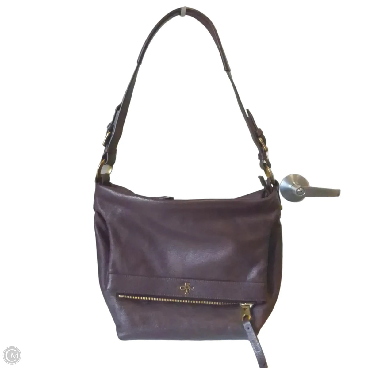 Handbag Leather By Oryany, Size: Large