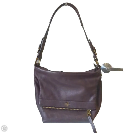 Handbag Leather By Oryany, Size: Large