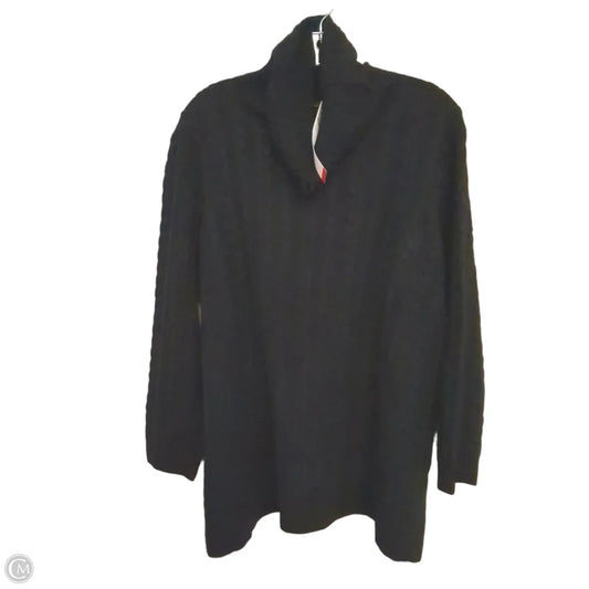 Sweater Cashmere By Talbots In Black, Size: 2x