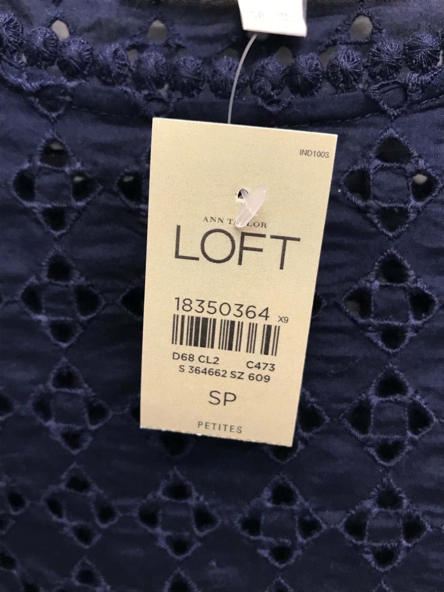 Top Short Sleeve By Loft  Size: Petite   S