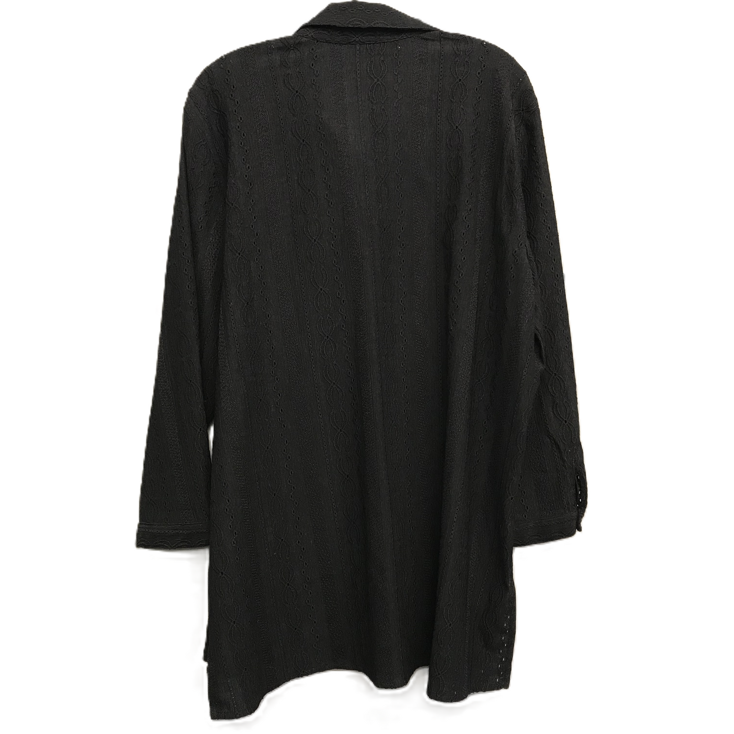 Top Long Sleeve By Chicos In Black, Size: Xl