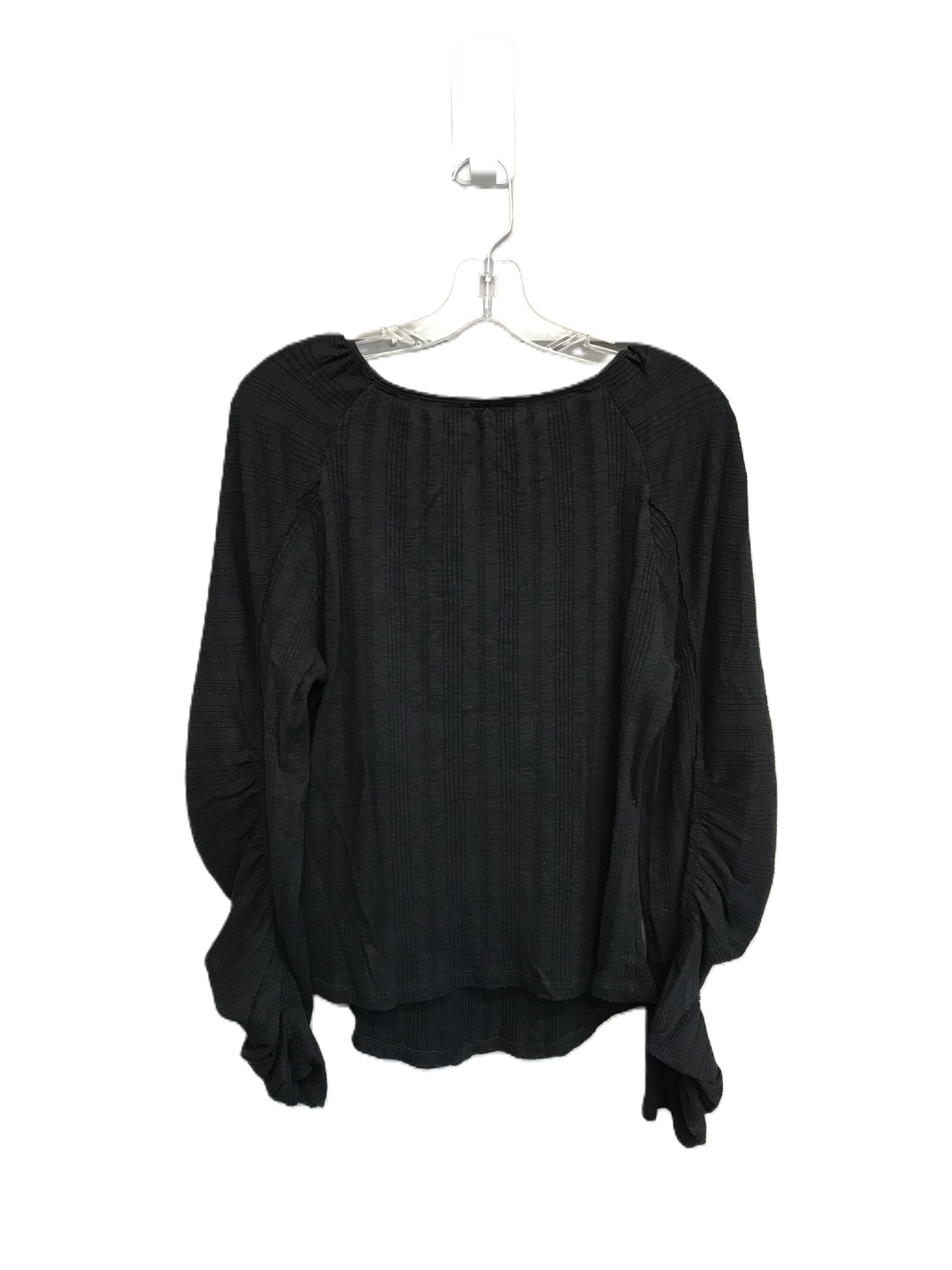 Black Top Long Sleeve By Pilcro, Size: 1x