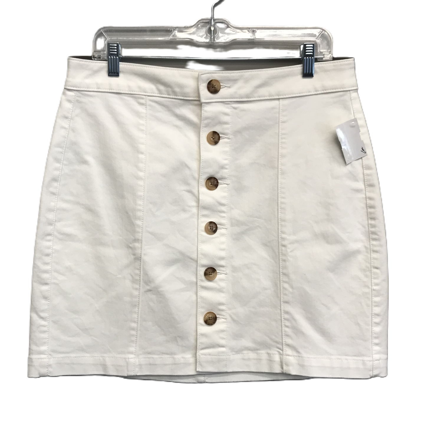 White Skirt Mini & Short By Loft, Size: 8