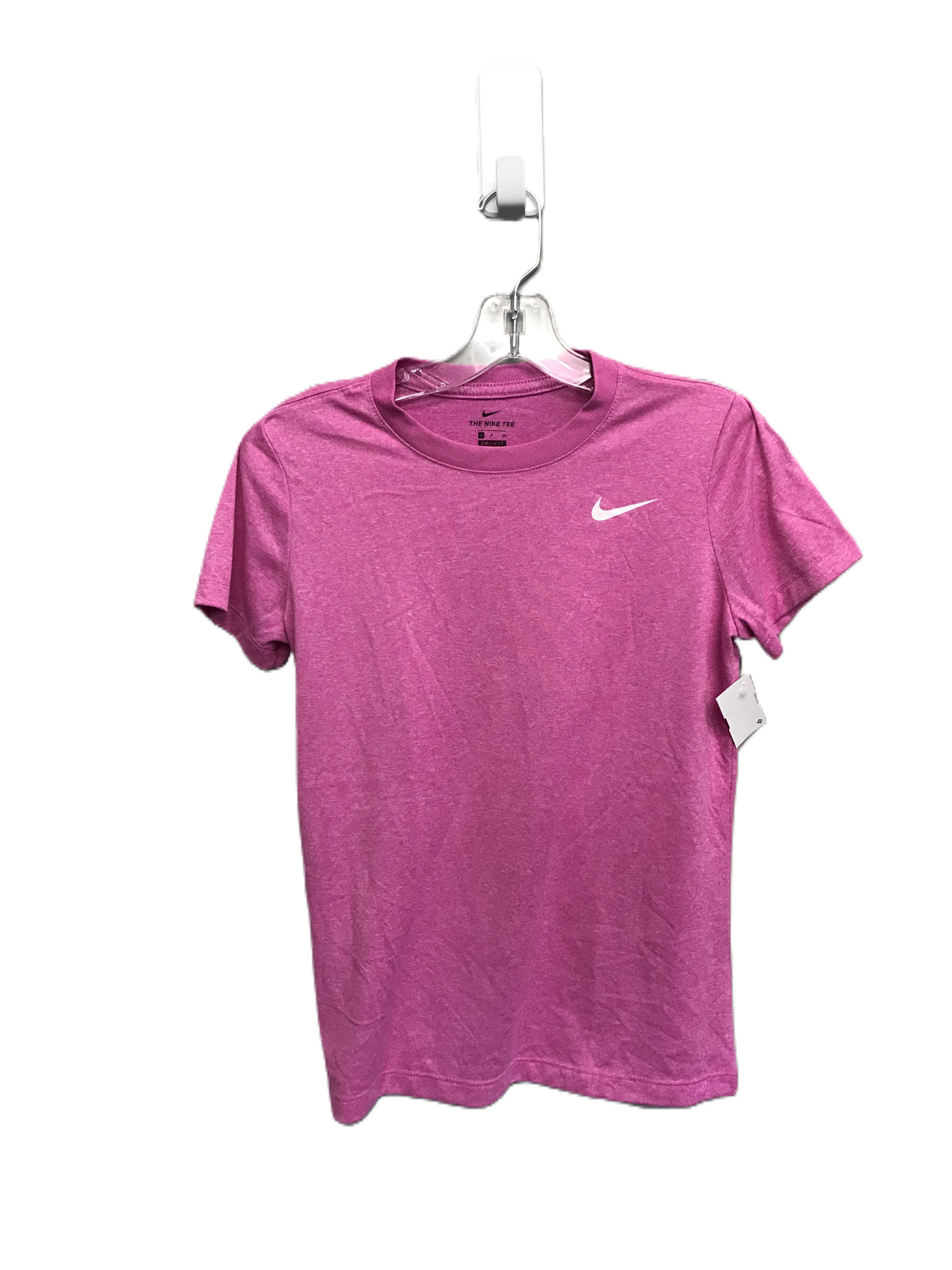 Animal Print Athletic Top Short Sleeve By Nike Apparel, Size: S