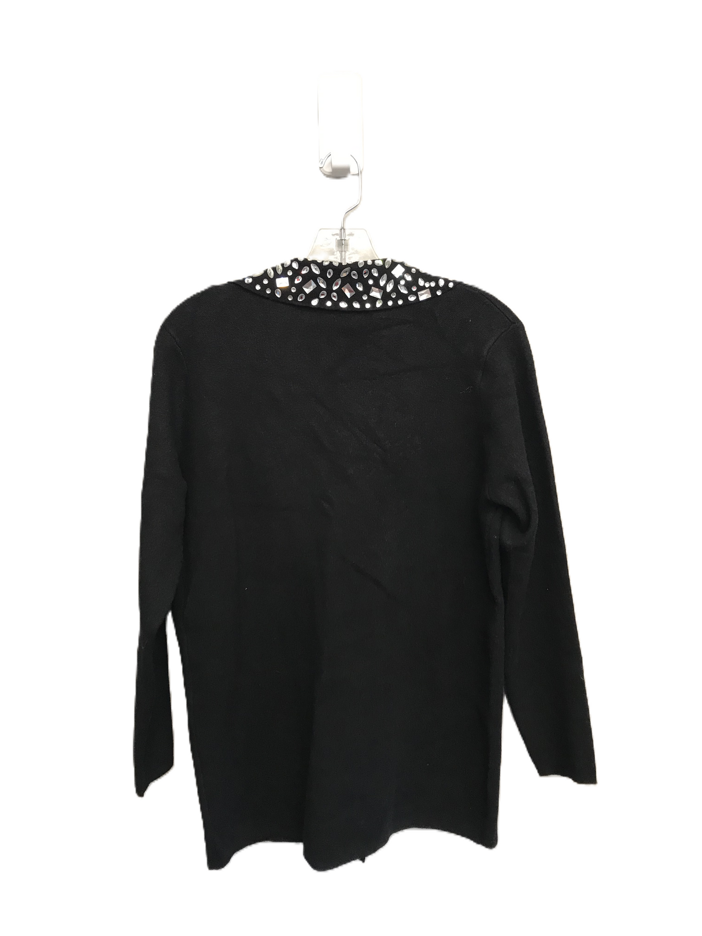 Black Sweater Cardigan By Sioni, Size: S