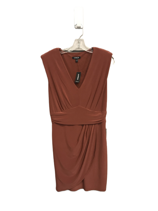 Brown Dress Work By Express, Size: M