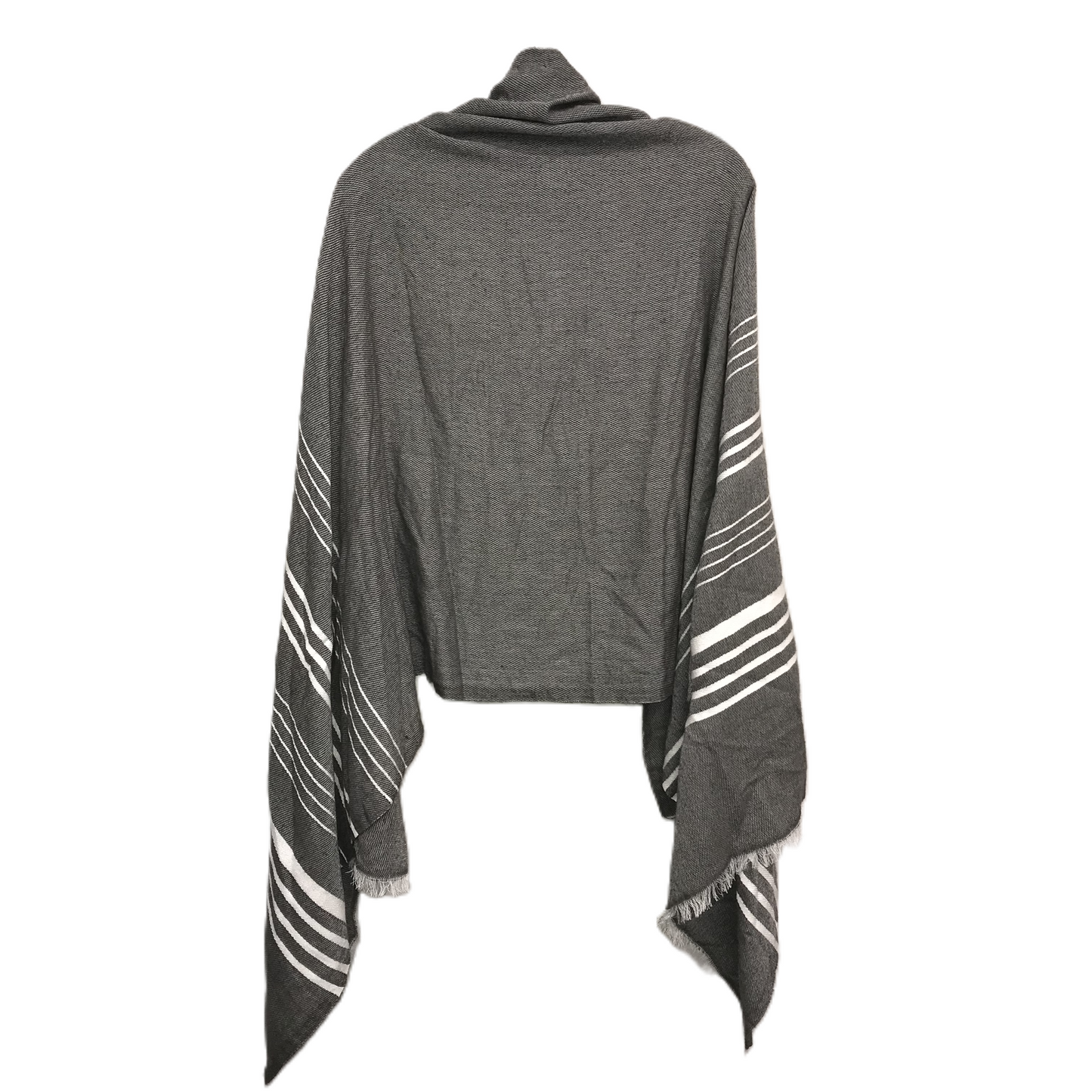 Shawl By J. Crew In Grey & White