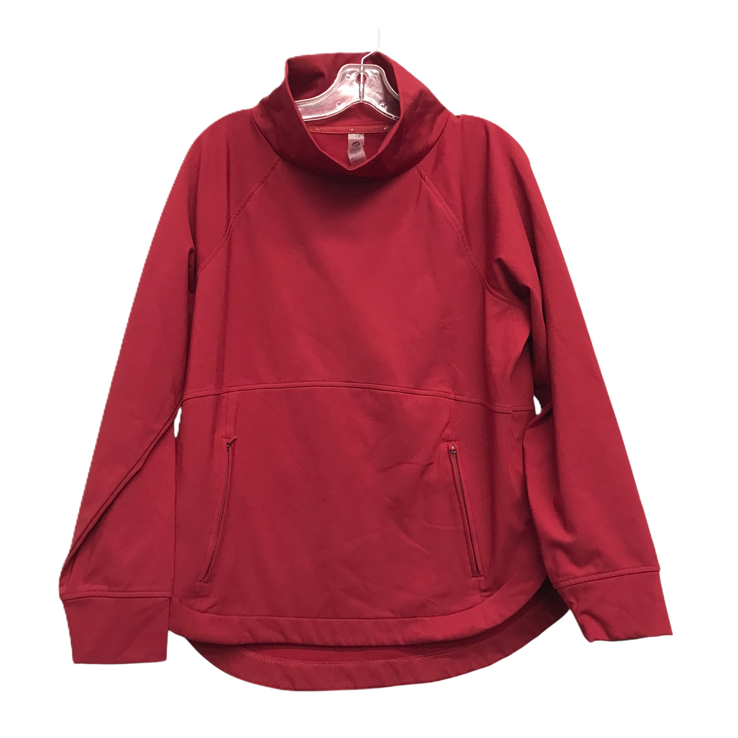 Athletic Sweatshirt Collar By Lou And Grey In Red, Size: M