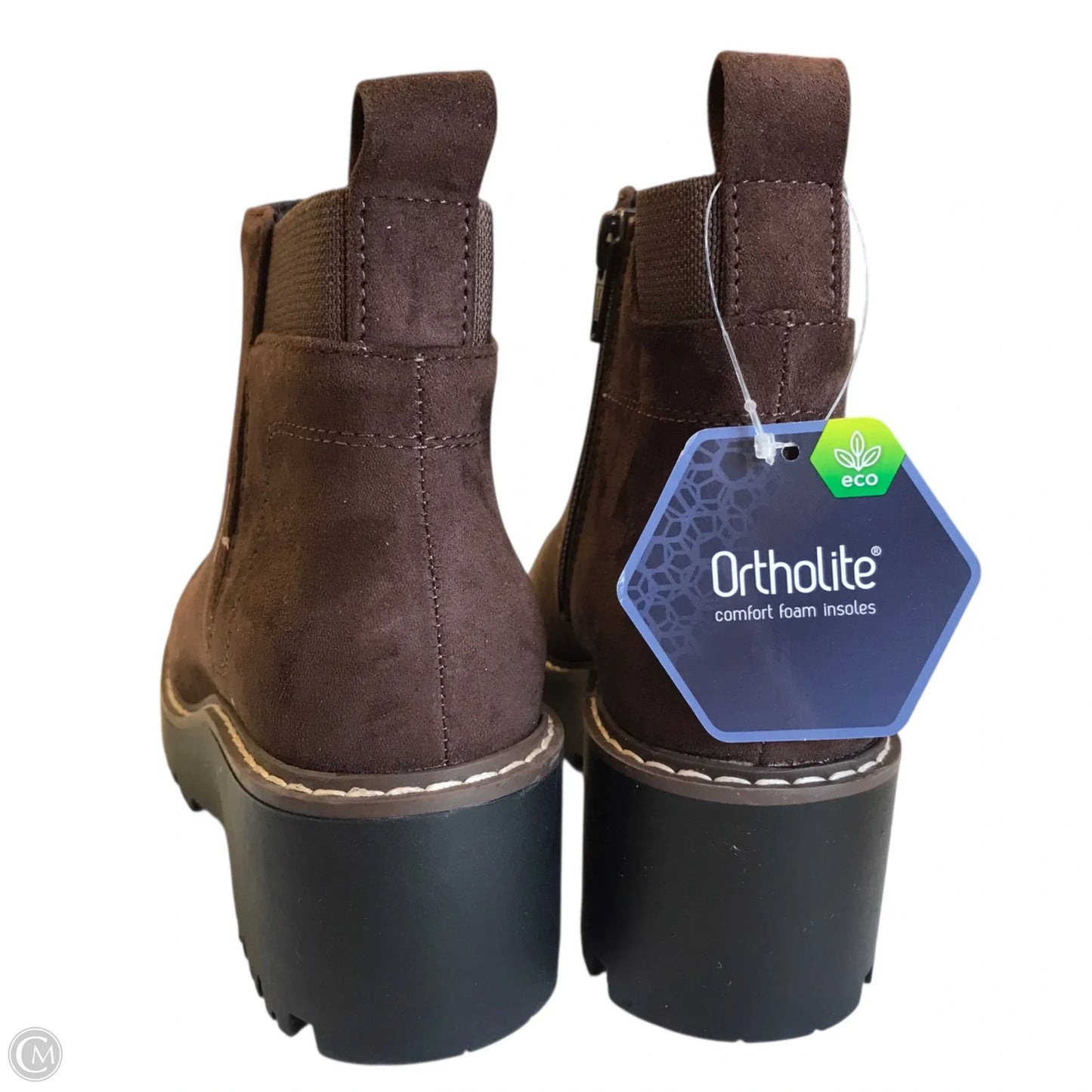 Boots Ankle Heels By Sonoma In Brown, Size: 5