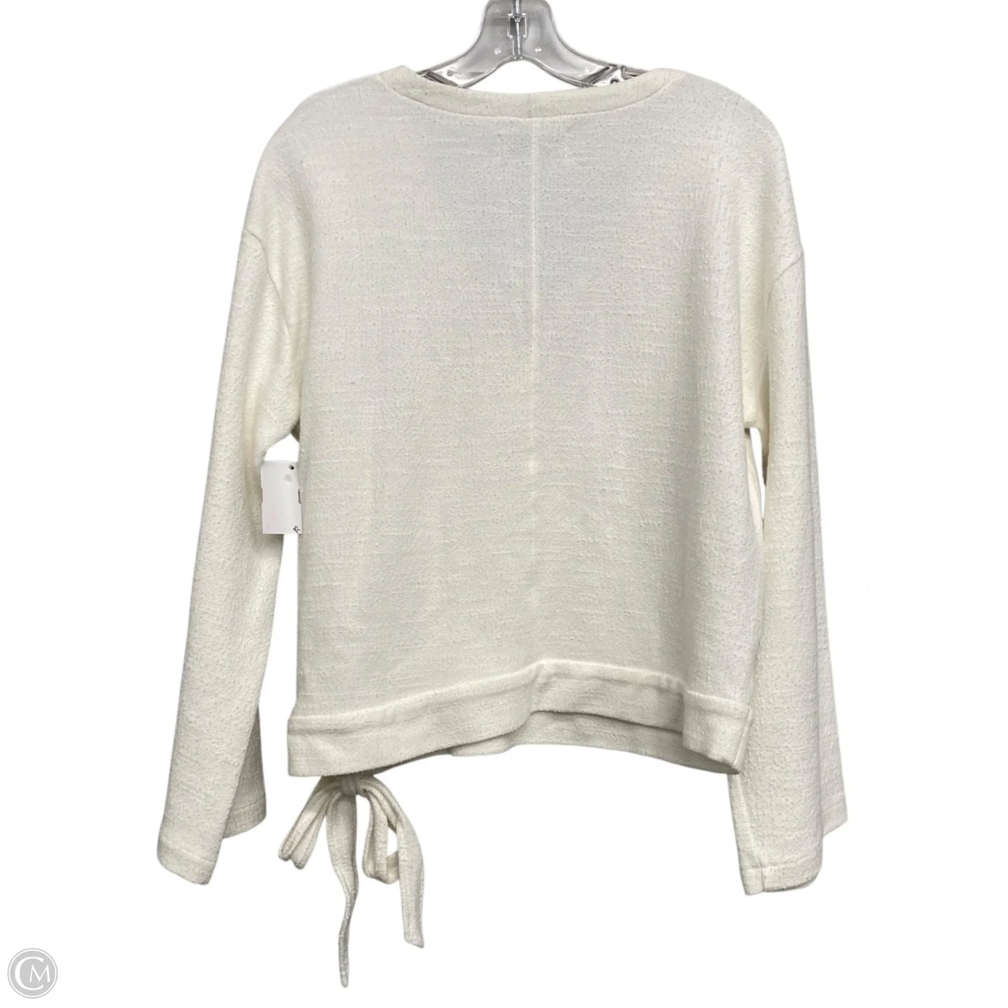 Top Long Sleeve By Madewell In Cream, Size: M
