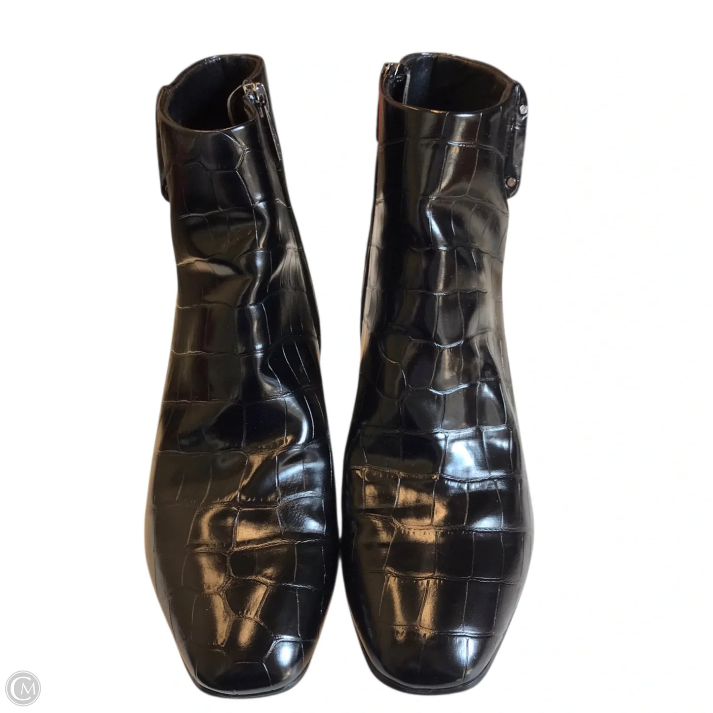 Boots Ankle Heels By Franco Sarto In Black, Size: 7